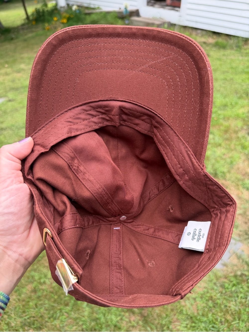 The Cuddle Collab So Fetch Adjustable Baseball Cap Brown Target NWT - Picture 7 of 7